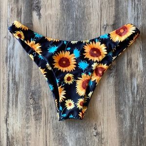Sunflower bathing suit bottoms